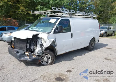2007 Chevrolet Express Work Van из США, поврежденный, VIN 1GCGG25V771111000